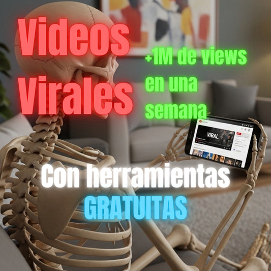 Curso Shorts virales esqueletos 3D Hiperrealistas con herramientas GRATUITAS
